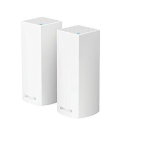 Linksys Velop Tri-Band AC4400 Whole Home WiFi Mesh System- 2-Pack (Coverage up to 4000 sq. ft)