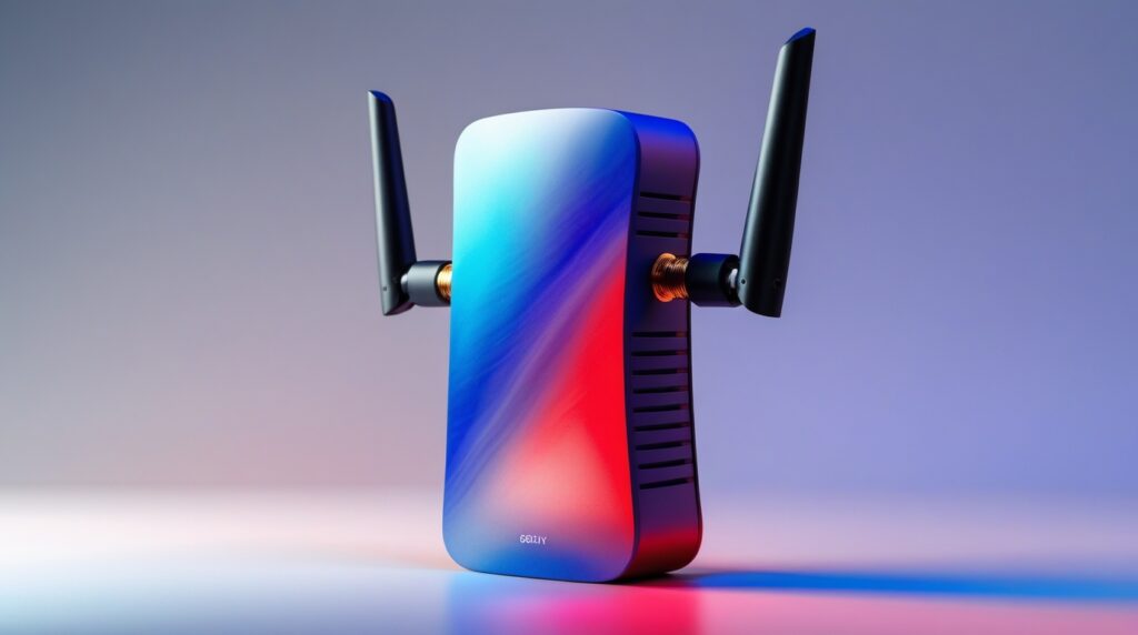 Leonardo Phoenix 10 A sleek wireless extender device with a me 1