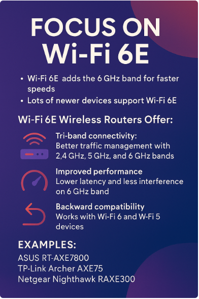 focus on wifi 6e
