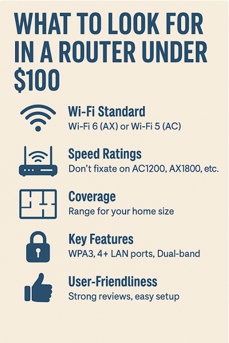 what to look for when looking for a wireless router under 100